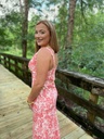 PETAL BIAS MIDI DRESS