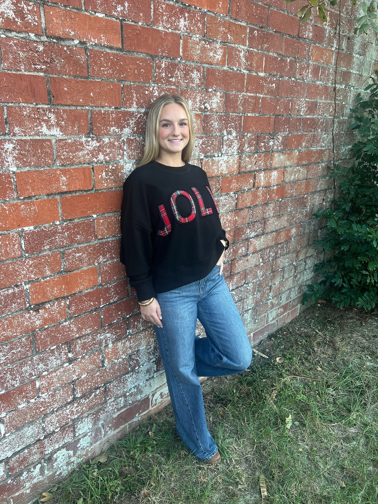PLAID JOLLY PULLOVER