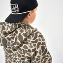 BURLEBO YOUTH FLEECE HOODIE - CLASSIC DEER CAMO