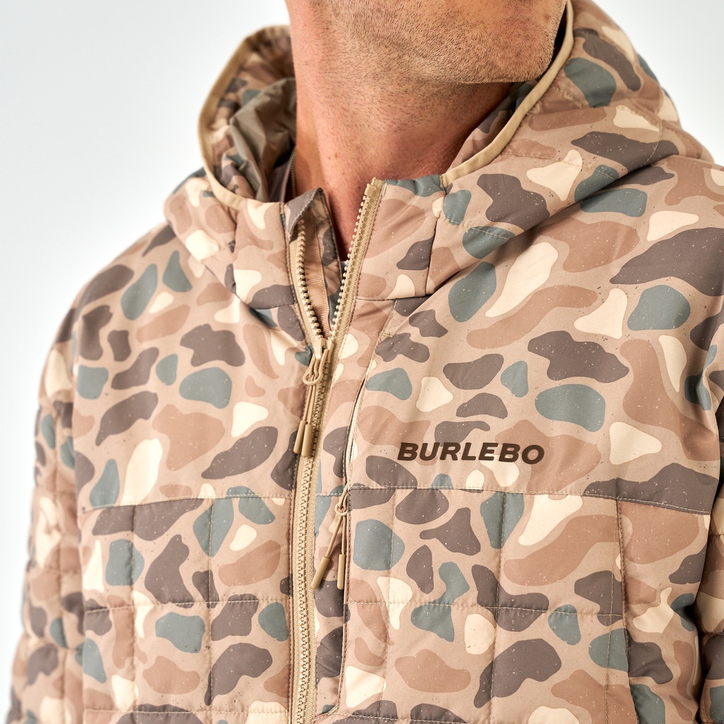 BURLEBO PUFFER JACKET - PINTAIL CAMO