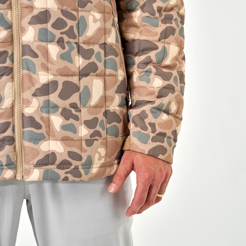 BURLEBO PUFFER JACKET - PINTAIL CAMO