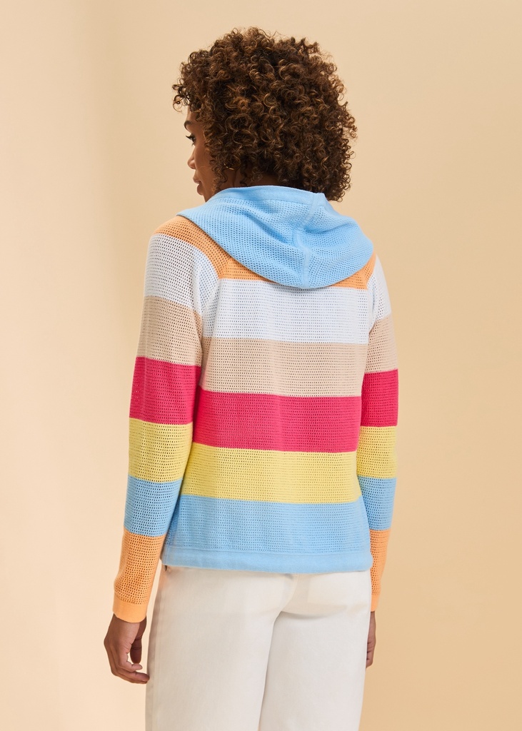SPIRTZ STRIPE PULL ON SWEATER