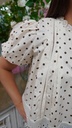POLKA DOT LACE TRIM TOP