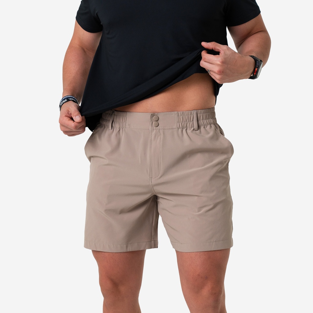 EVERYDAY SHORT COBBLESTONE KHAKI
