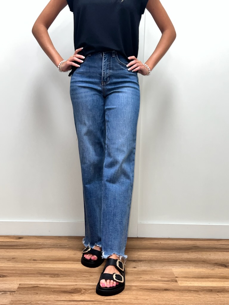 HIGH RISE LOOSE FIT JEANS