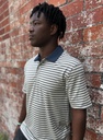 SOMERSET STRIPE POLO OXFORD TAN