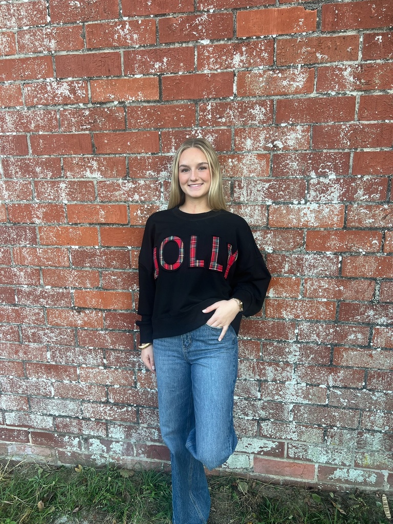 PLAID JOLLY PULLOVER