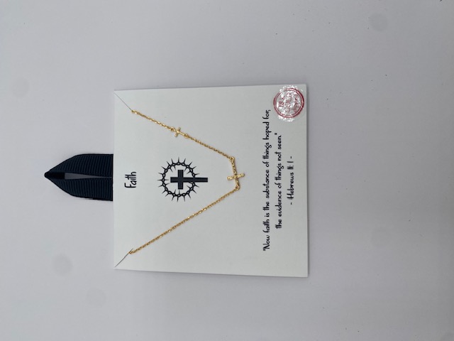 GOLD FAITH NECKLACE