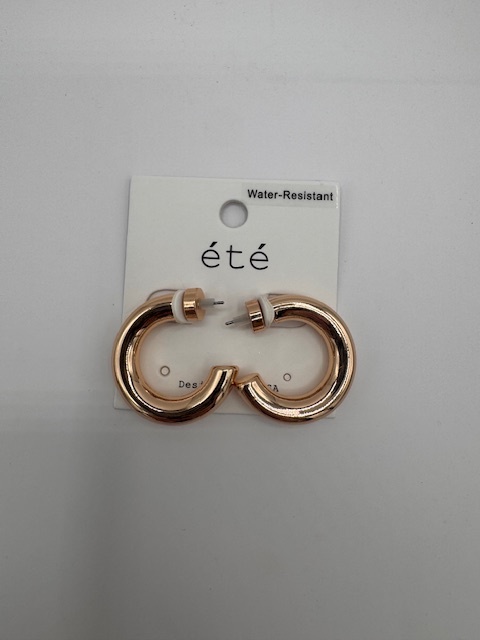 CHUNKY GOLD HOOPS