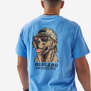 PERIWINKLE CAMO DOG TEE