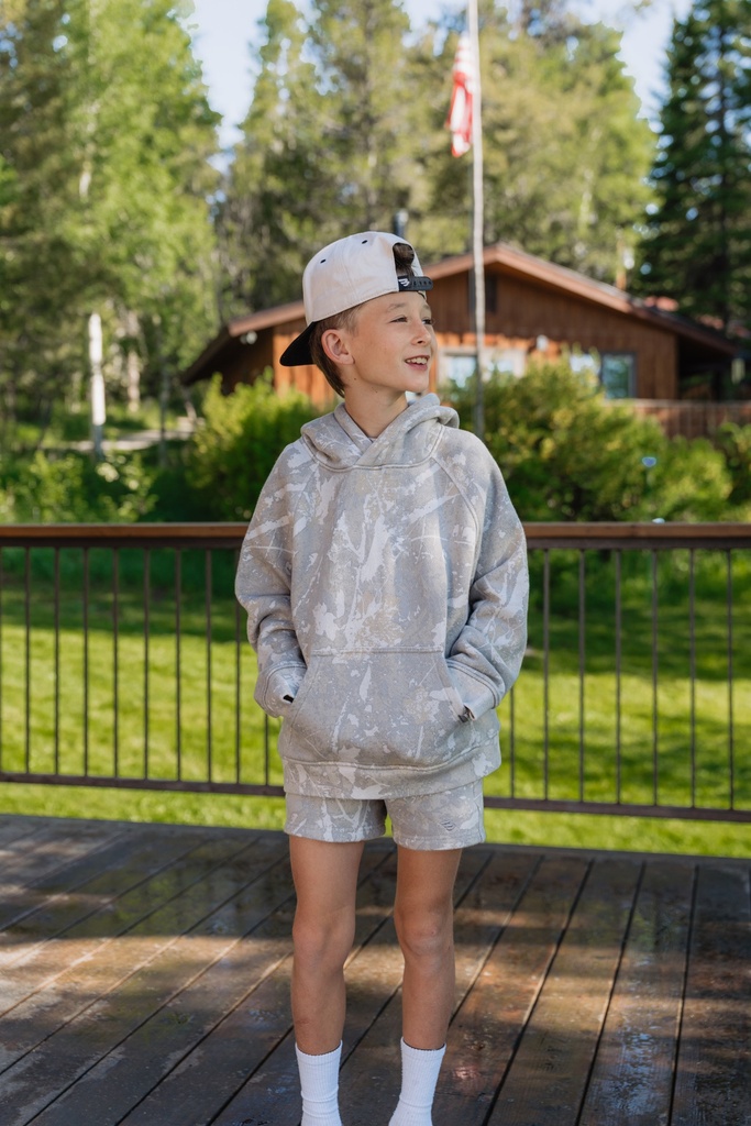YOUTH VINTAGE WASHED DRIFTER CAMO HOODIE