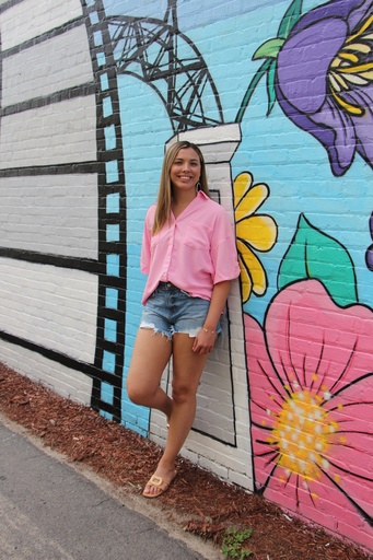 WOMENS TOP BLUSH