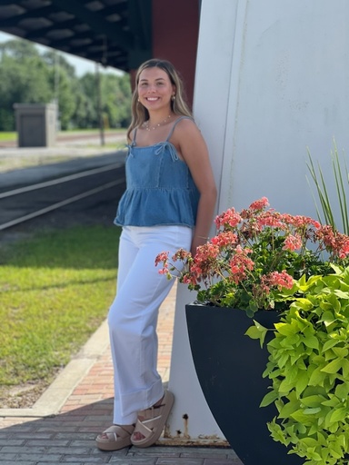 CROPPED DENIM TOP