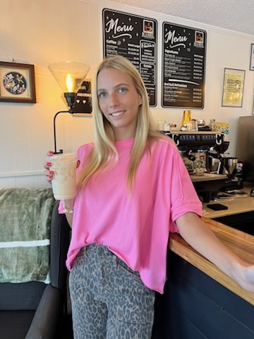 OVERSIZED CROP KNIT TOP PINK