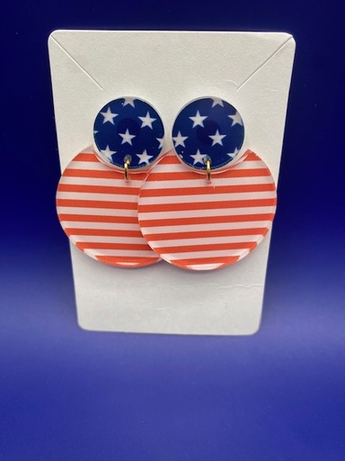 EARRINGS STARS AND STRIPES