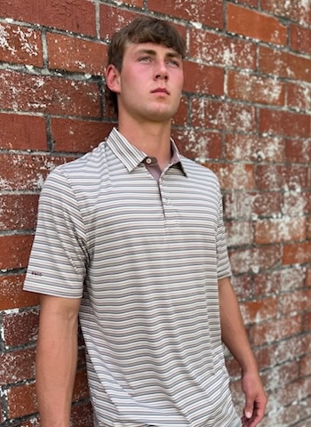 GRANT STRIPE POLO MESA