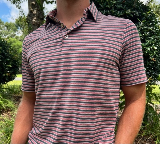 CAHABA HEATHER POLO BLACK CHERRY