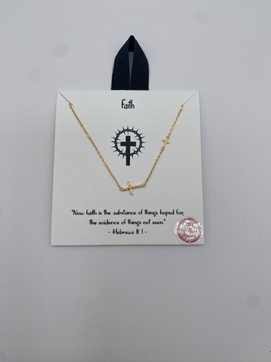 GOLD FAITH NECKLACE