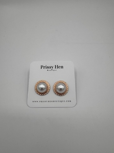 PEARL STUD EARRINGS