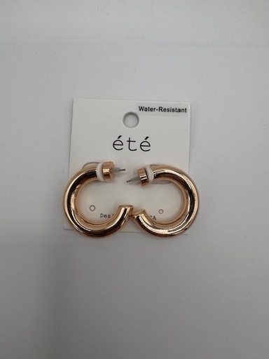 CHUNKY GOLD HOOPS