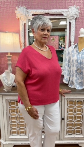 TERRACOTTA KNIT TOP