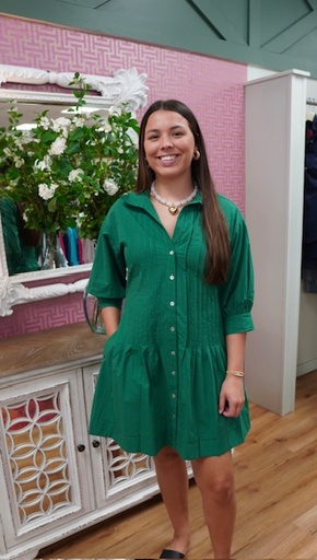 THE FALL GREEN DRESS