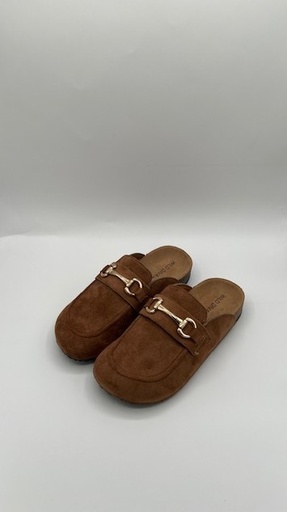 CAMEL HORSEBIT LOAFER SLIDE