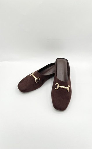SQUARE TOE HORSEBIT SLIP ON