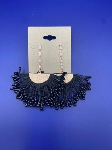 AUDREY EARRINGS BLACK